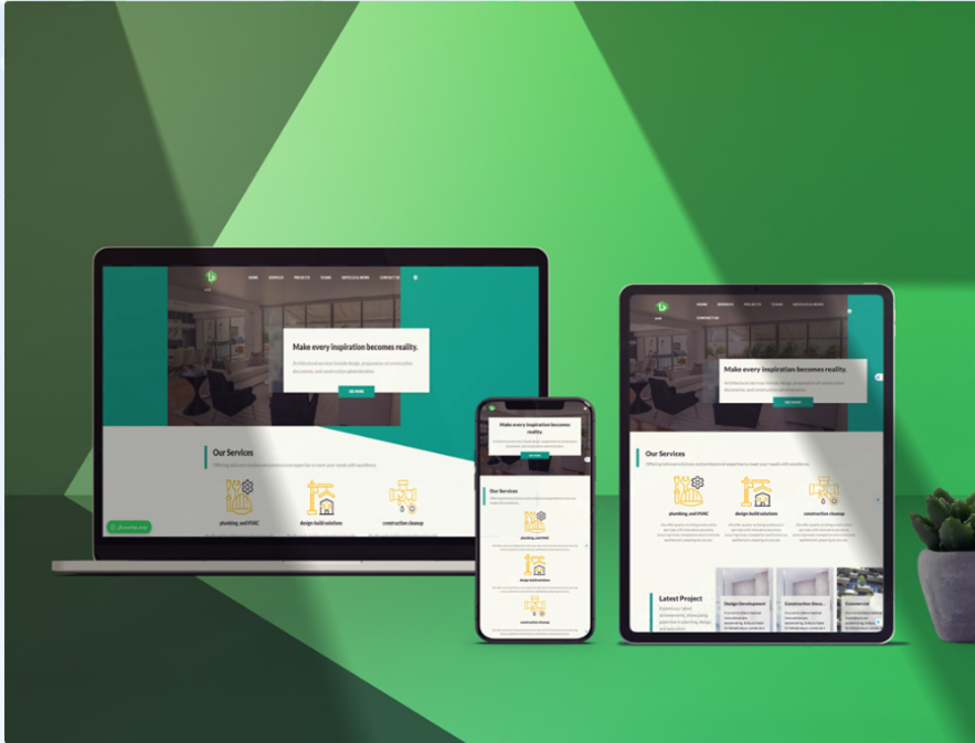 موقع لشركة هندسية-2